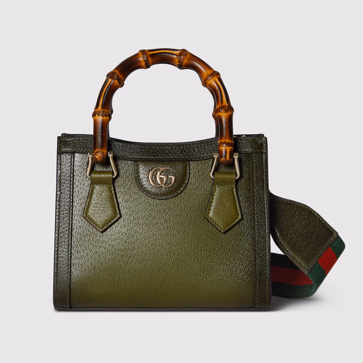 Cabas Gucci Diana petit format kaki